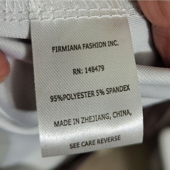 Lily by Firmiana Gray Green Pink Ombre Top - Picture 5 of 5